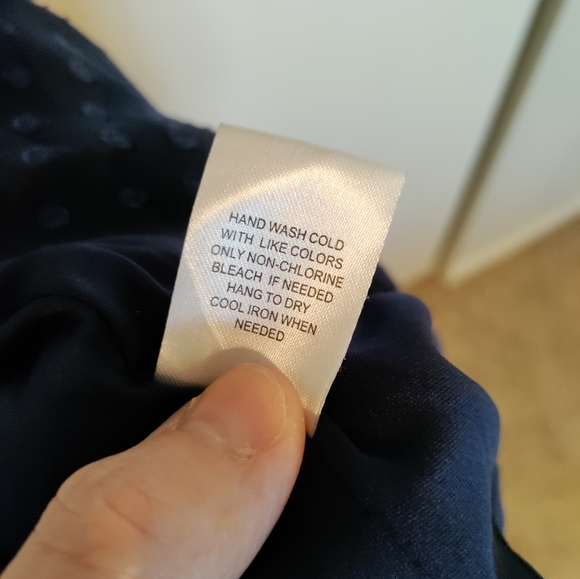 DR2 navy clip dot maxi dress - Picture 2 of 12